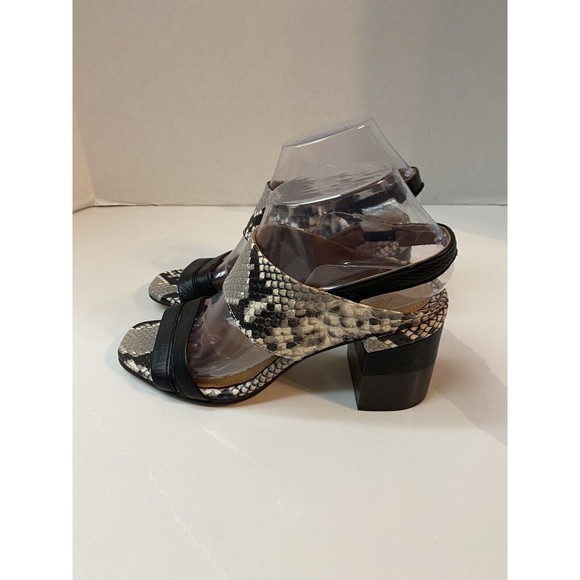 Ariat Milan Two24 Snakeskin Heeled Sandals Size 7B - Picture 3 of 7